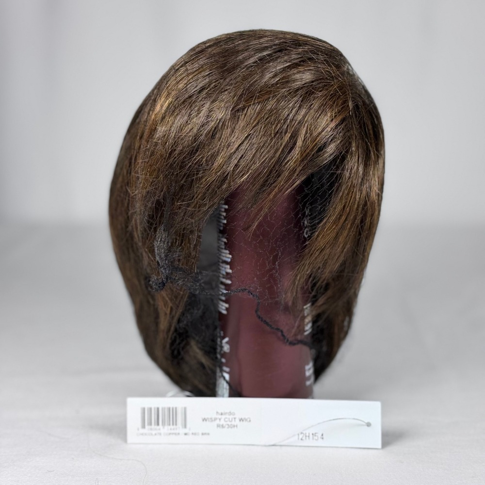 Hairdo Wispy Cut Wig Chocolate Copper Mid Red Brown Short Layered Synthetic - Picture 3 of 3